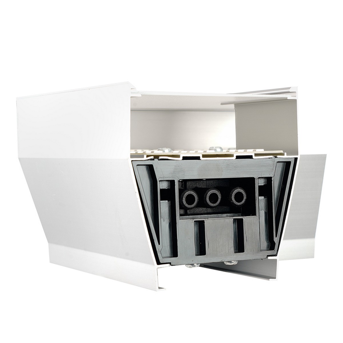 Линейные светодиодные светильники Светильник коннектор Feron AL4036L 4W 3000К-4000К-6400K L-образный серебро RetailRay 51872 