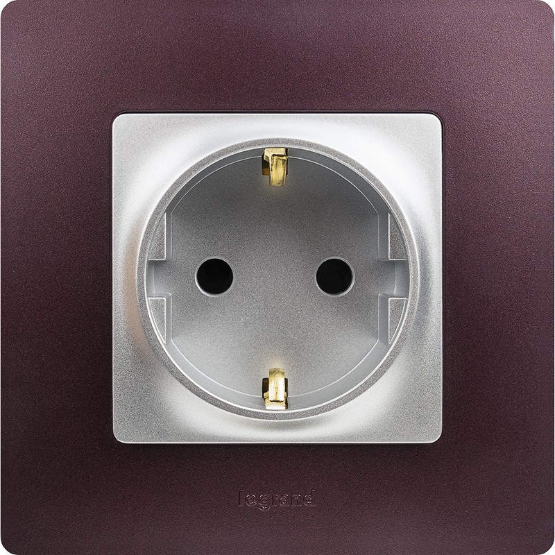 Рамка Legrand Etika сливовый 1-ая 672561