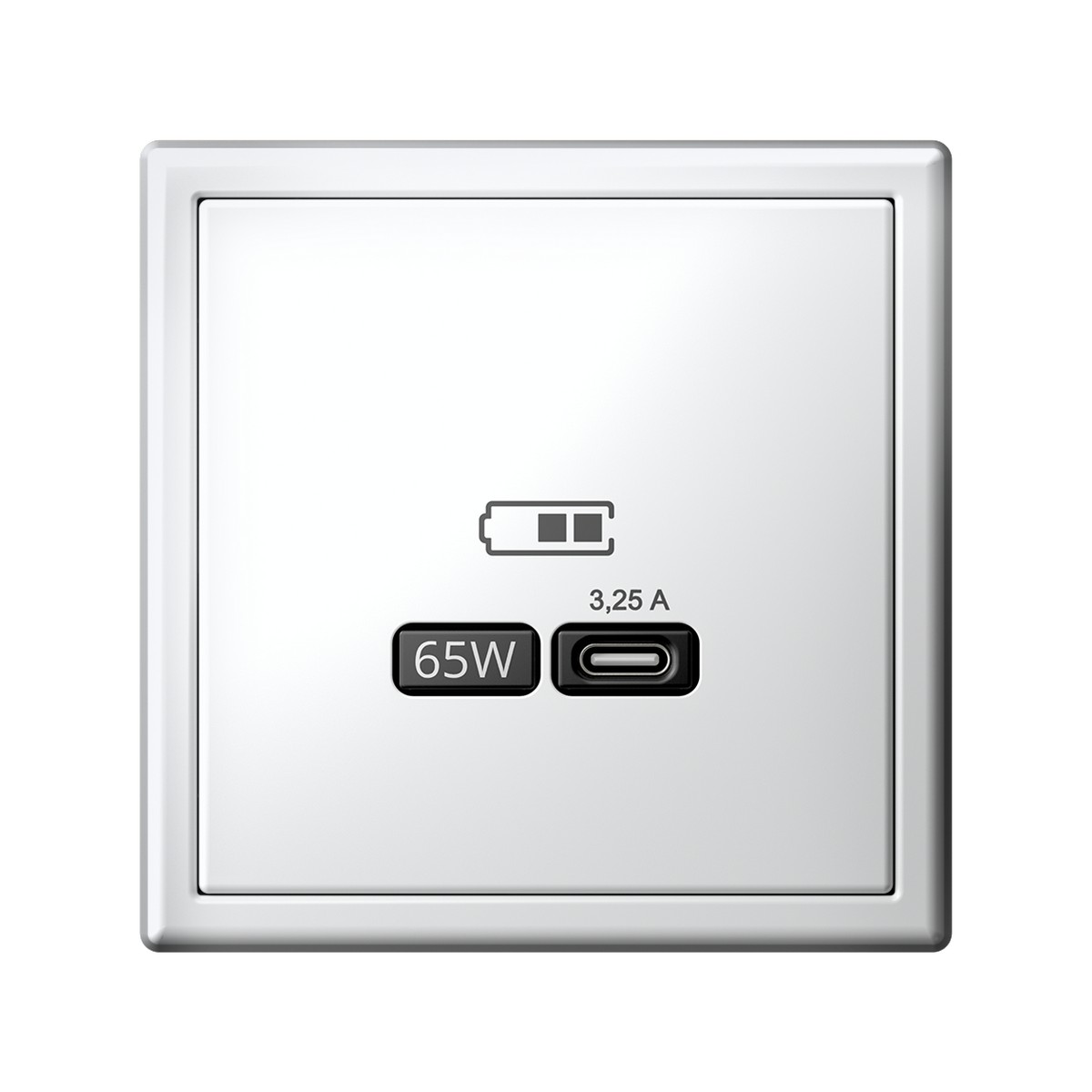 USB Розетка Systeme Electric ArtGallery Лотос тип-С 65Вт высокоскор.заряд. QC PD GAL001327