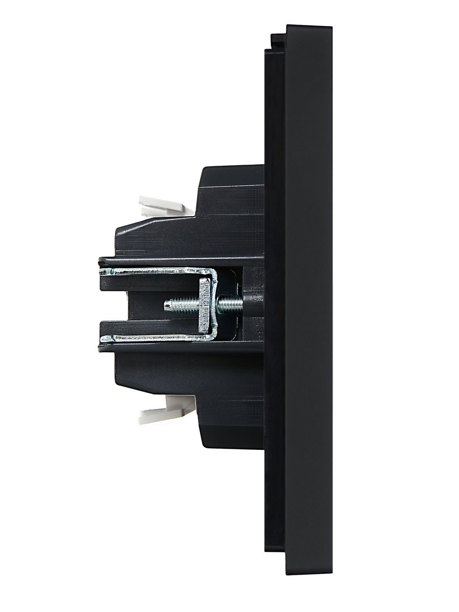 IEK FORTE&PIANO Черный Выключатель IEK FORTE&PIANO Черный 1-кл 10А FP101