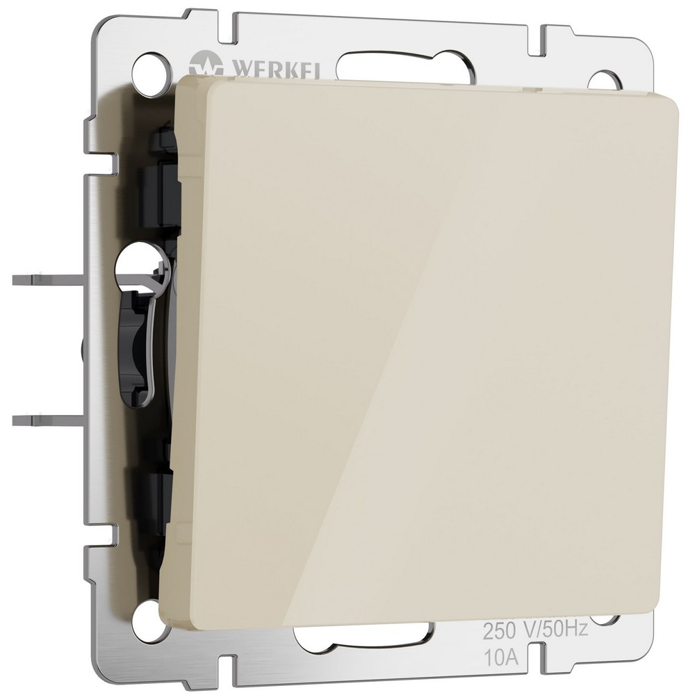 Werkel айвори акрил Выключатель Werkel одноклавишный проходной (айвори акрил) W11120430