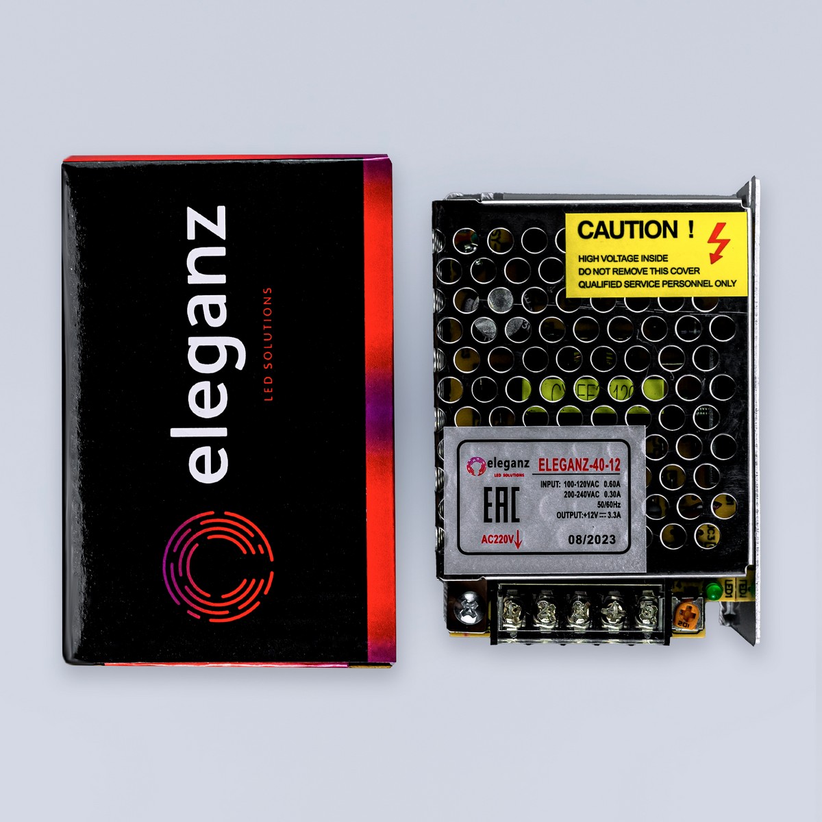 Блоки питания для светодиодной ленты Блок питания для светодиодной ленты Eleganz 12V 40W IP20 узкий 1114 