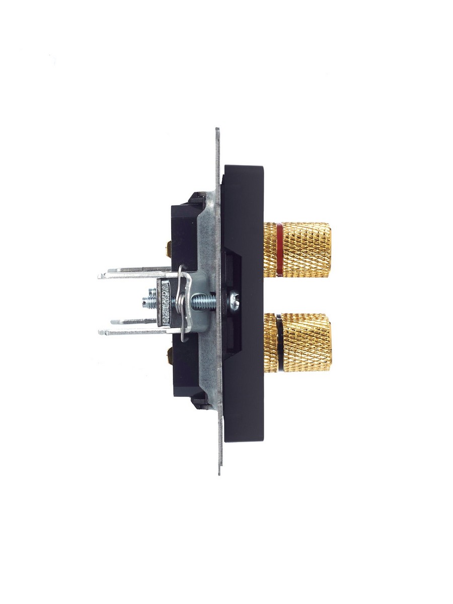 IEK Brite Графит Аудиорозетка IEK BRITE 4-местная РА10-БрГ графит BR-S40-K53