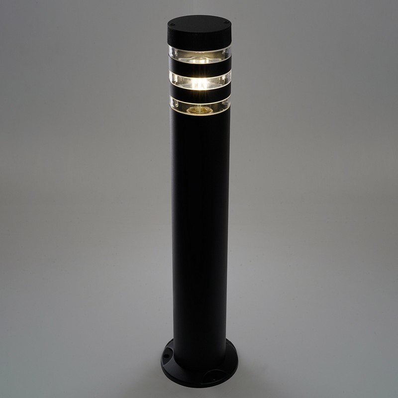 Уличные светильники столб Светильник садово-парковый Feron DH0809 столб E27 230V черный 48341 