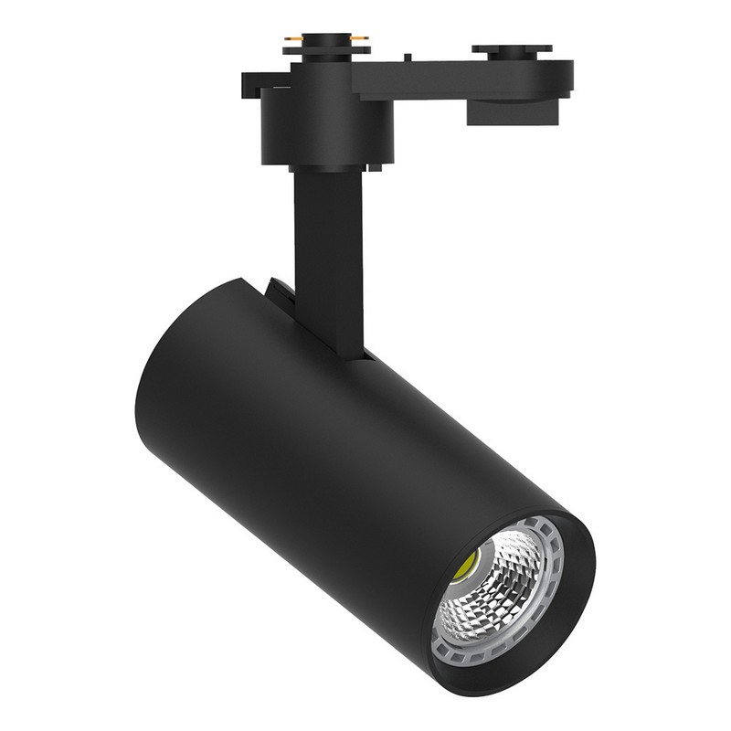 Трековые светодиодные светильники Светильник Feron AL195 трековый однофазный на шинопровод под лампу GU10 черный 48543 