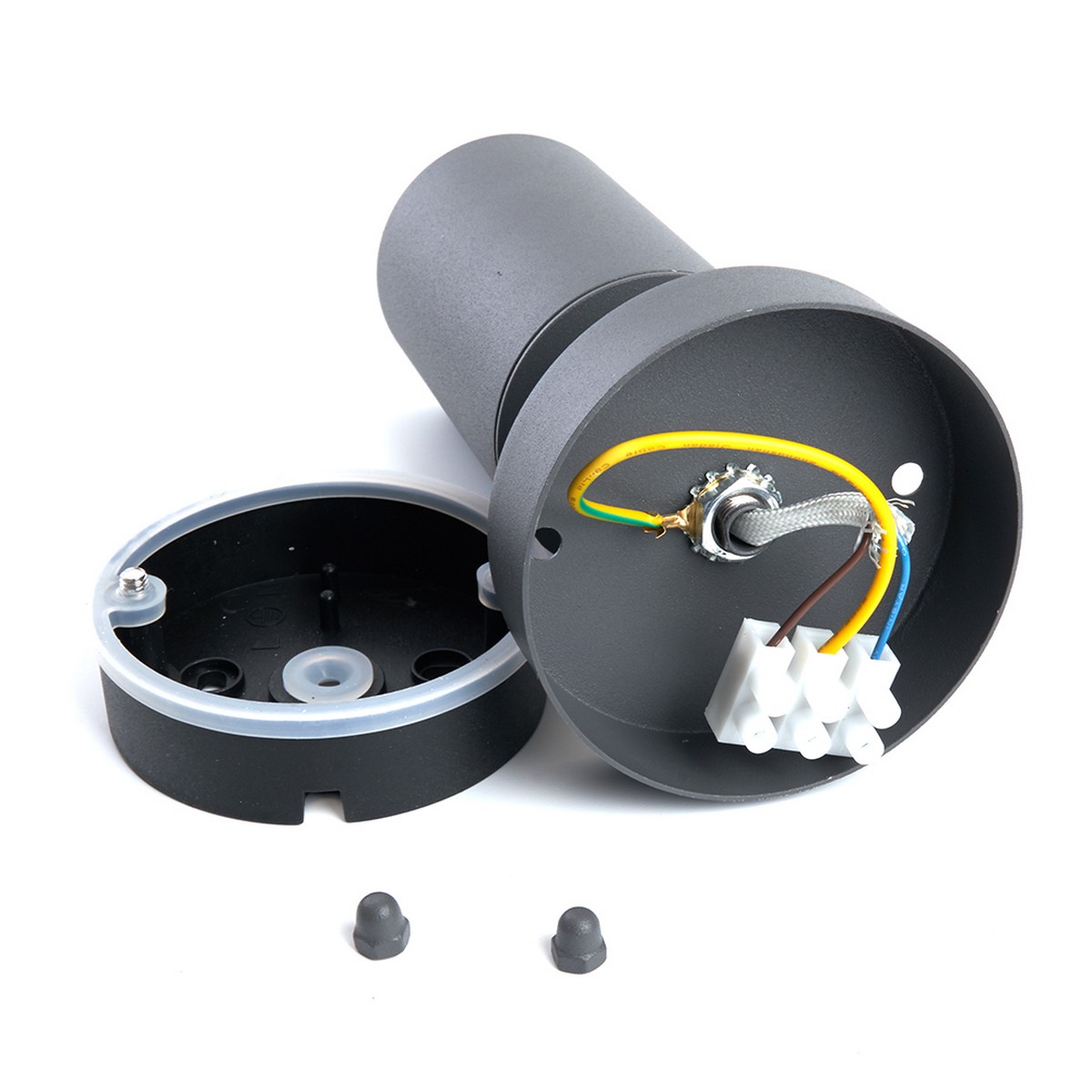 Уличные настенные светильники Светильник садово-парковый Feron DH1704 на стену GU10 230V 35w серый (на стену) 48321 