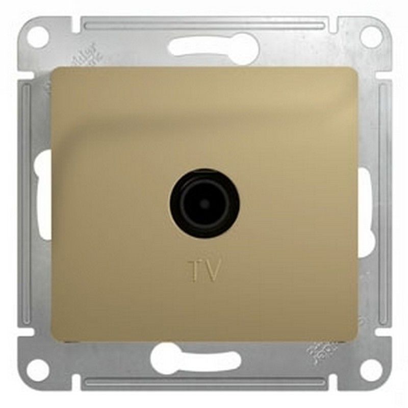 Glossa Титан Розетка Systeme Electric Glossa Титан TV одиночная 1DB GSL000491