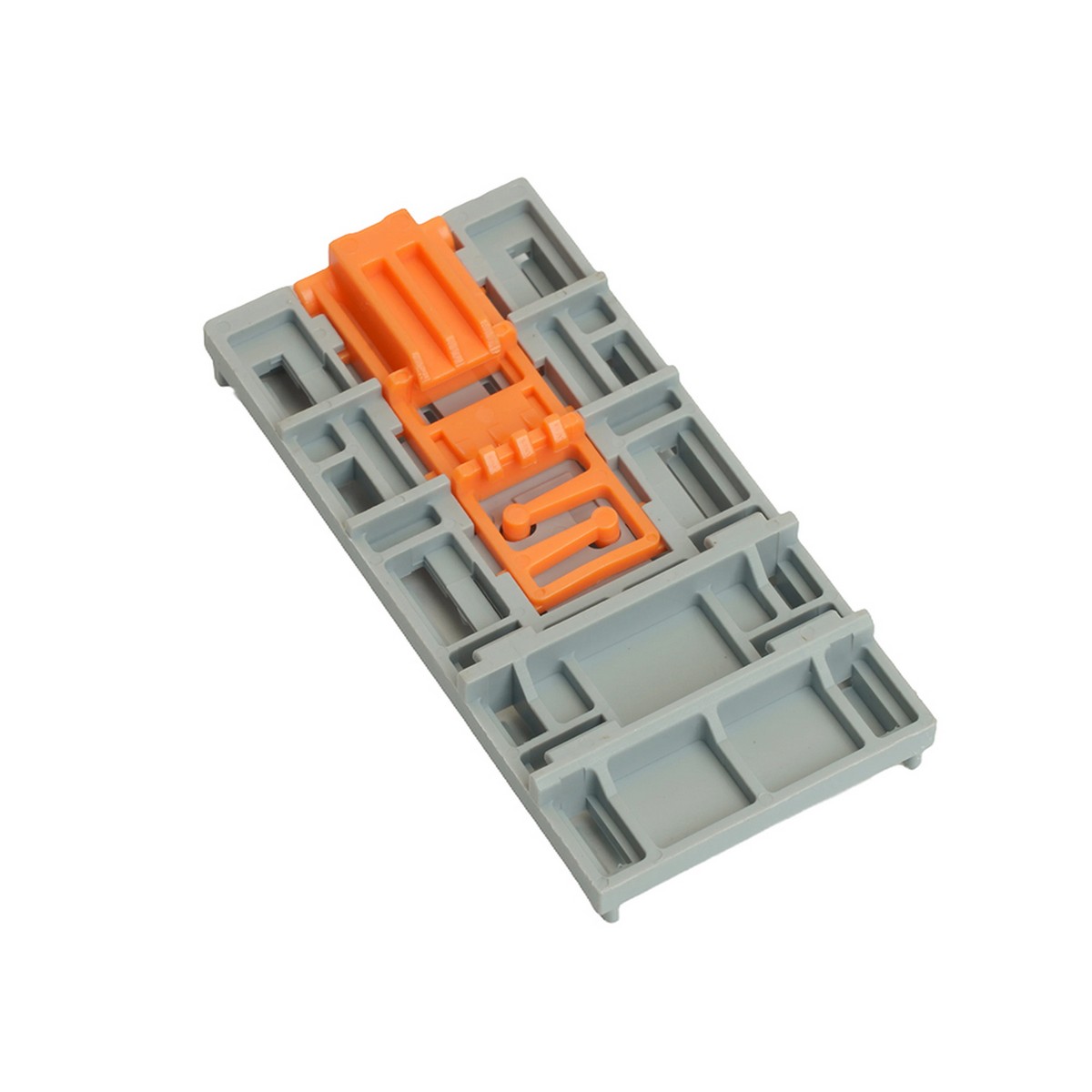 Монтажный держатель STEKKER на DIN-рейку для зажимов блочных (вертикальная установка) LD580-PTFIX-H1 49756