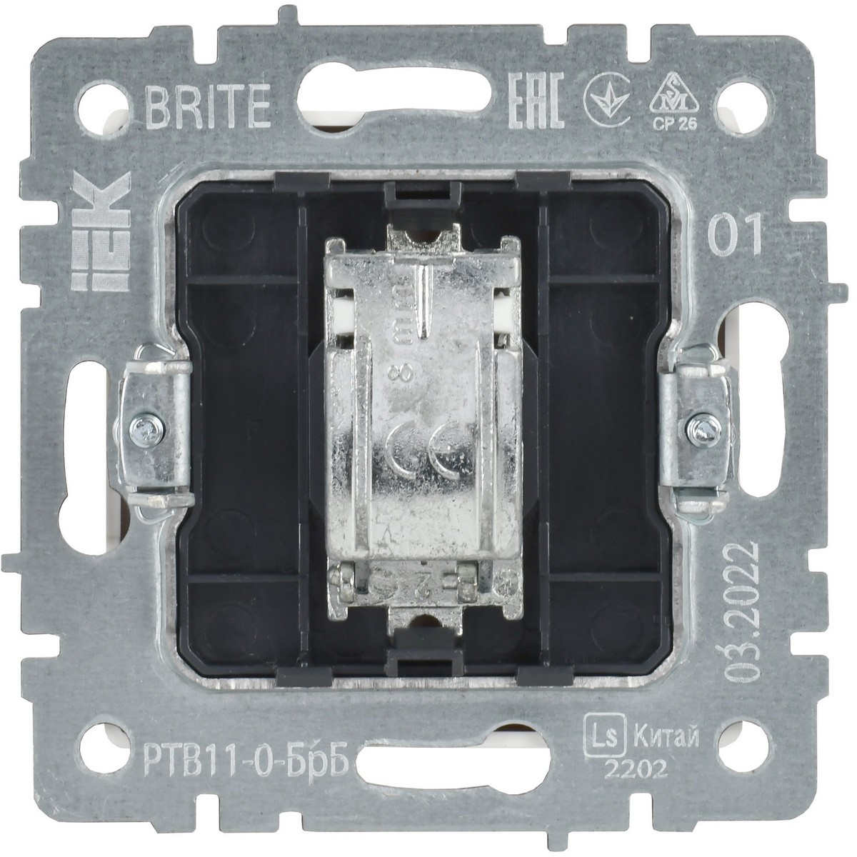 Розетка IEK BRITE TV оконечная РТВ11-0-БрБ белый BR-A10-O-K01