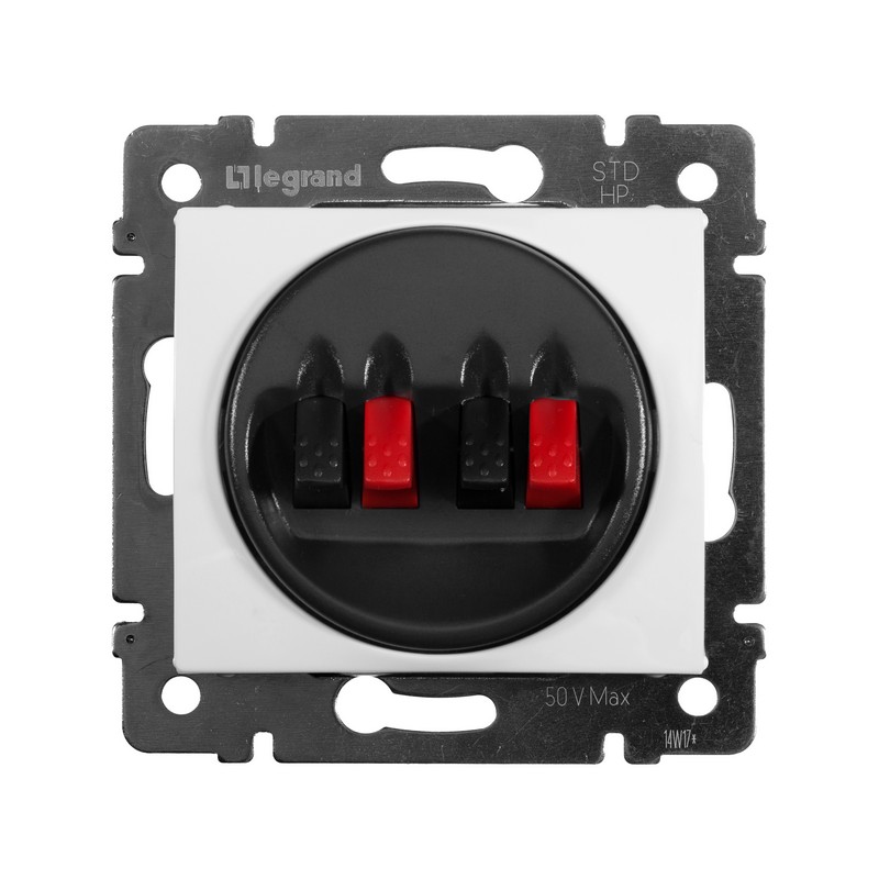 Аудиорозетка Legrand Valena белый 2-ая 774424