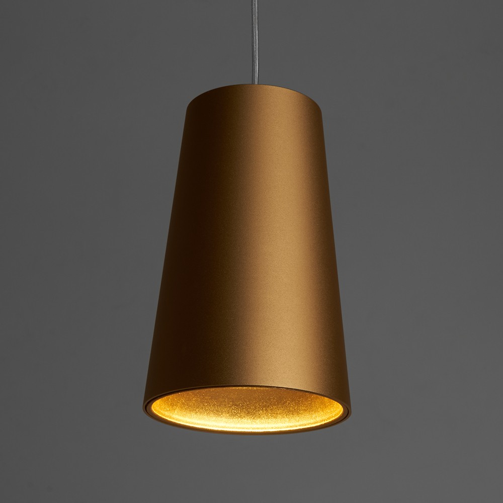 Подвесные светодиодные светильники Светильник подвесной Feron ML1858 Barrel BELL levitation MR16 золото черный 48423 