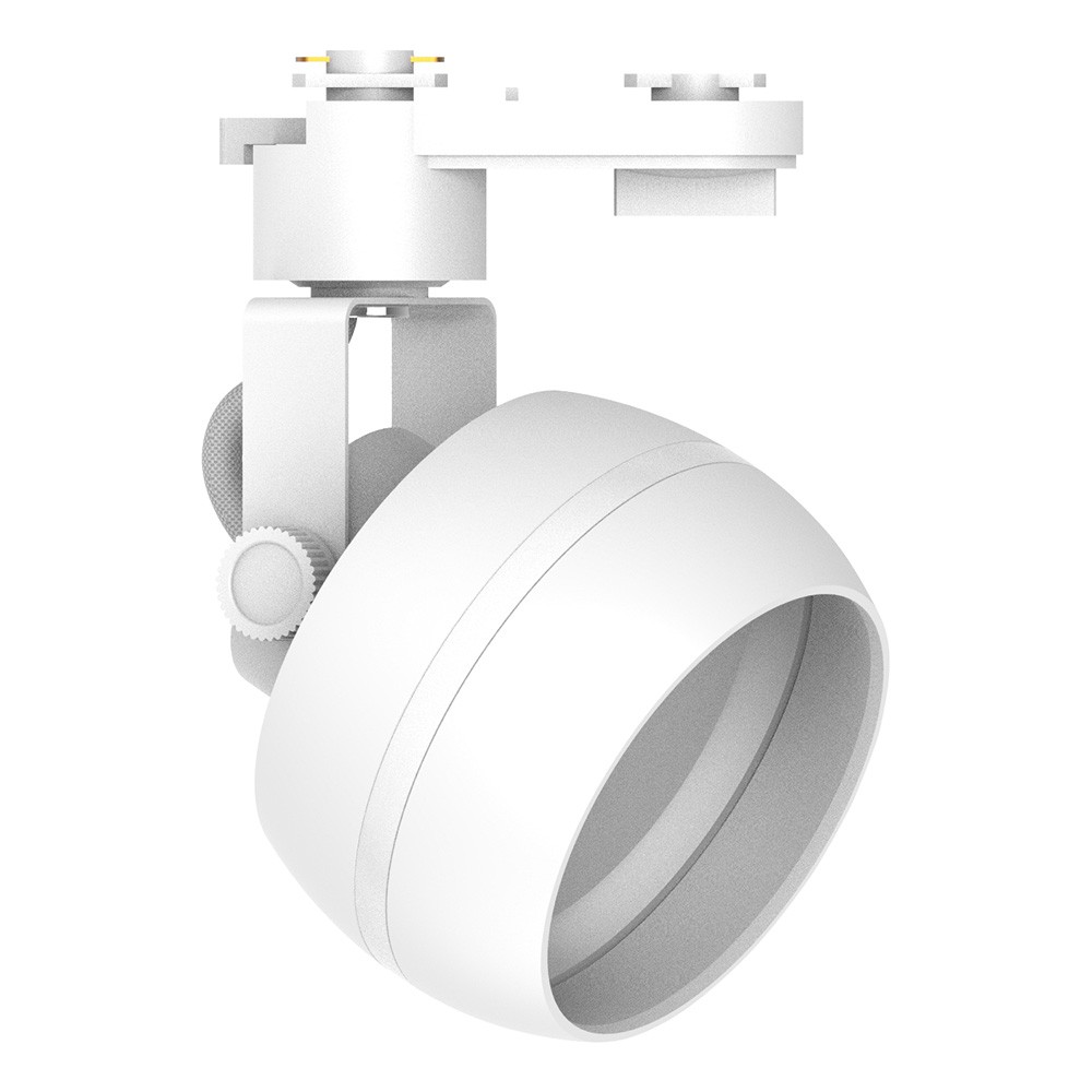 Трековые светодиодные светильники Светильник Feron AL165 трековый однофазный на шинопровод под лампу GX53 белый 48548 