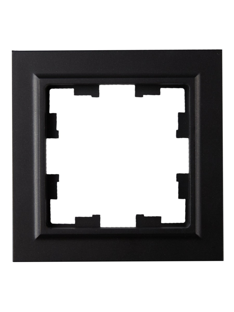 Рамка IEK BRITE 1-местная IP44 РУ-1-БрЧ-44 черный BR-M12-44-K02
