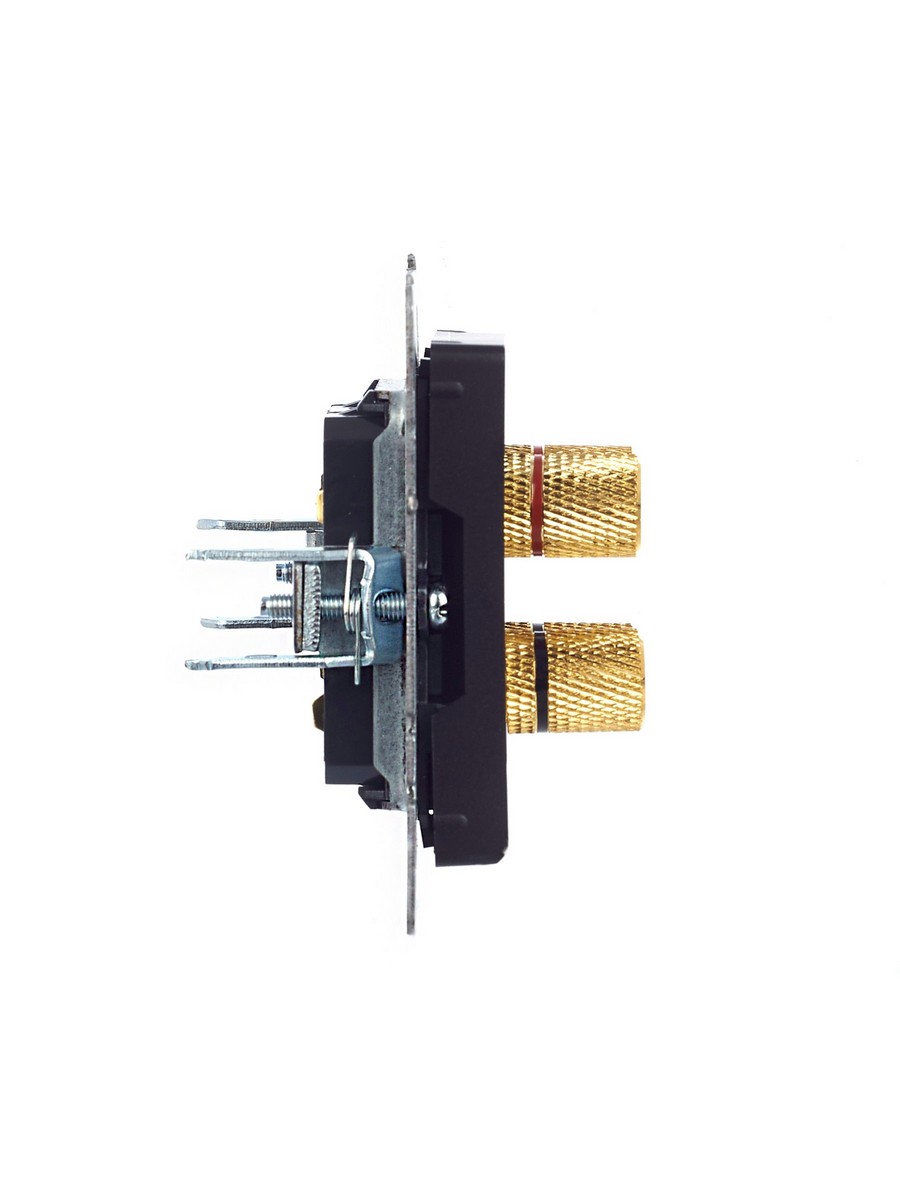 IEK Brite Черный Аудиорозетка IEK BRITE 4-местная РА10-БрЧ черный BR-S40-K02