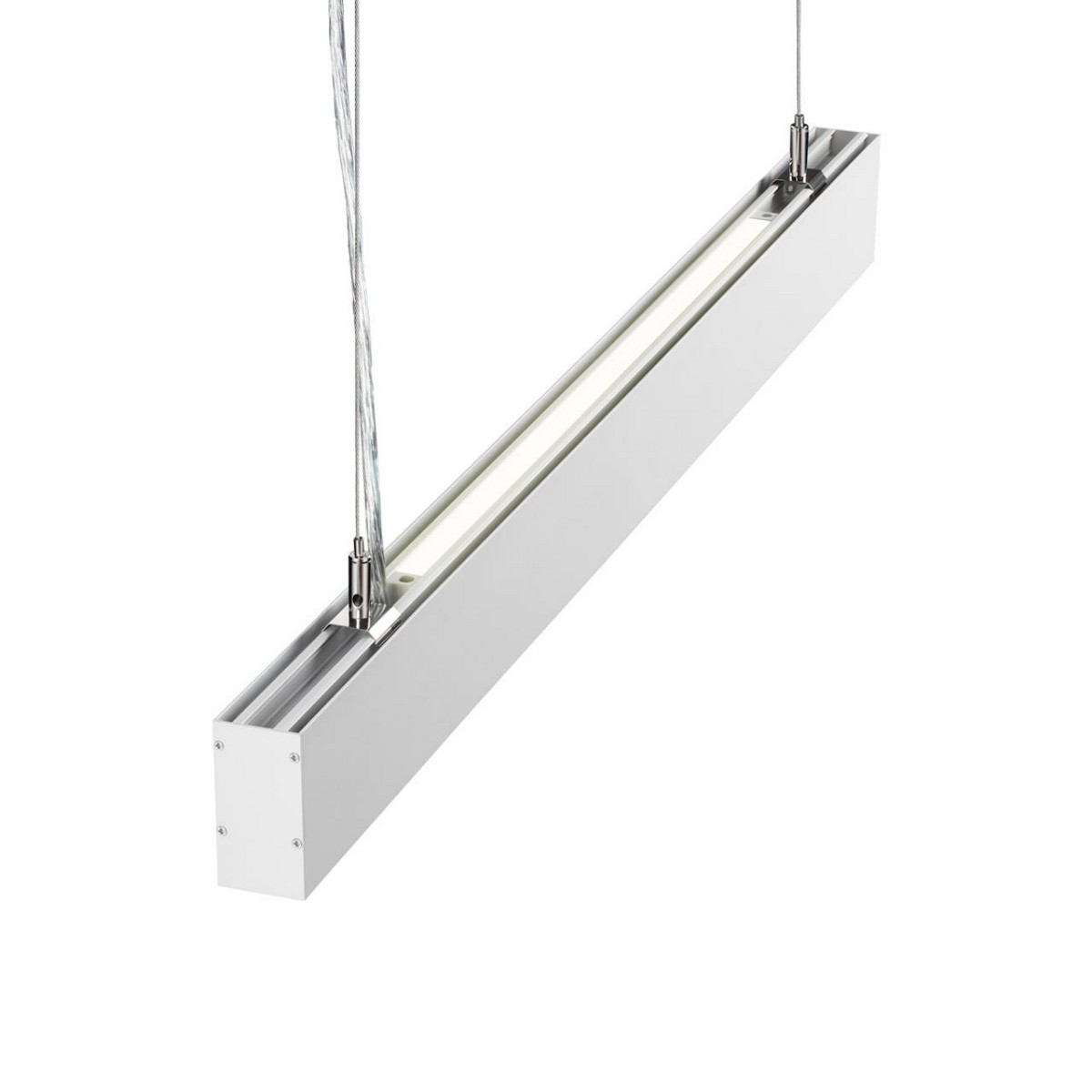 Подвесные светодиодные светильники Светильник подвесной светодиодный (длина подвесов и сетового кабеля 1,2м) NOVOTECH 358879 ITER 