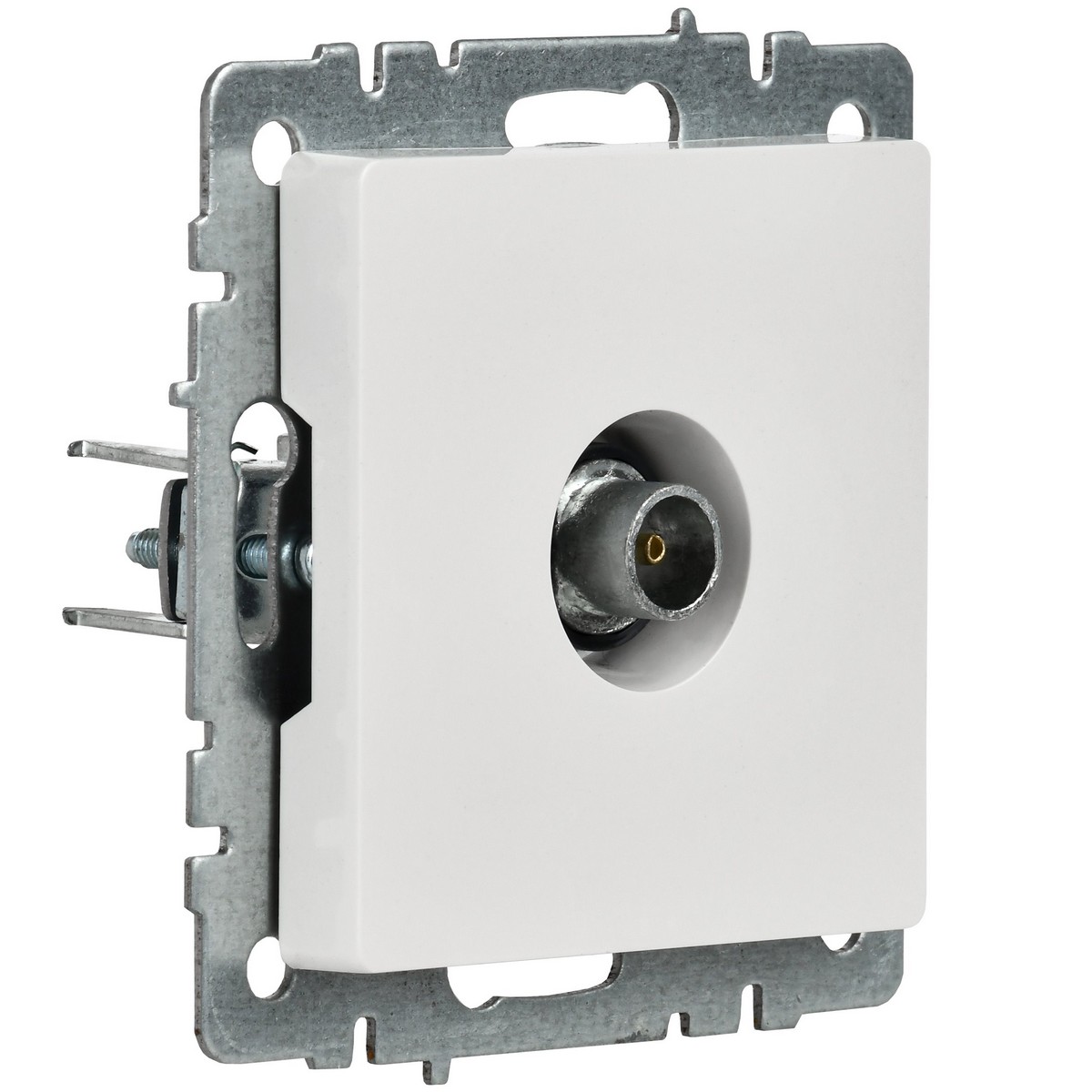 IEK Brite Белый Розетка IEK BRITE TV оконечная РТВ11-0-БрБ белый BR-A10-O-K01