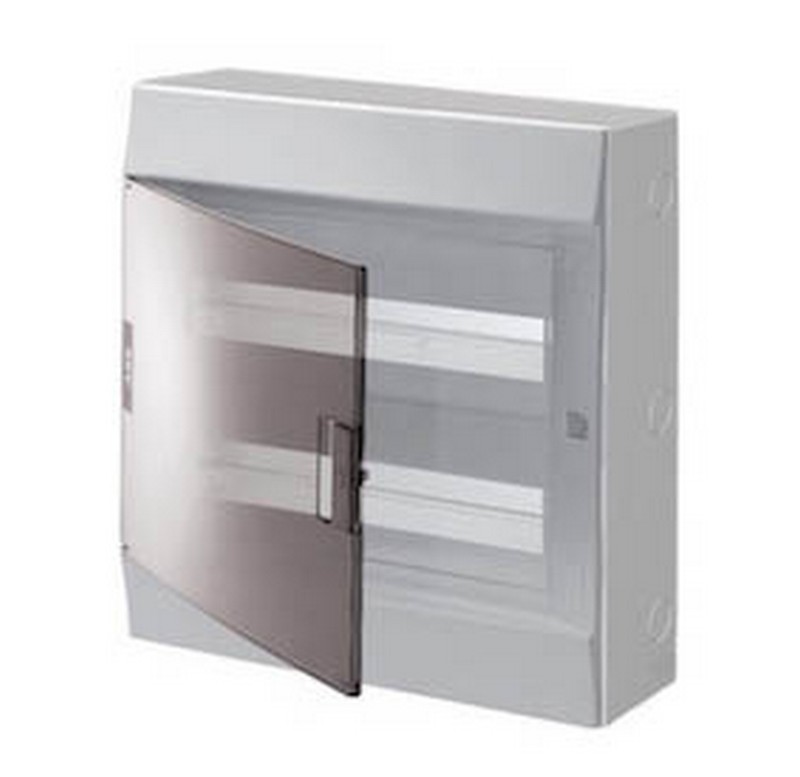 Бокс настенный ABB Mistral41 36М прозрачная дверь (с клемм) 2ряда 1SPE007717F9997
