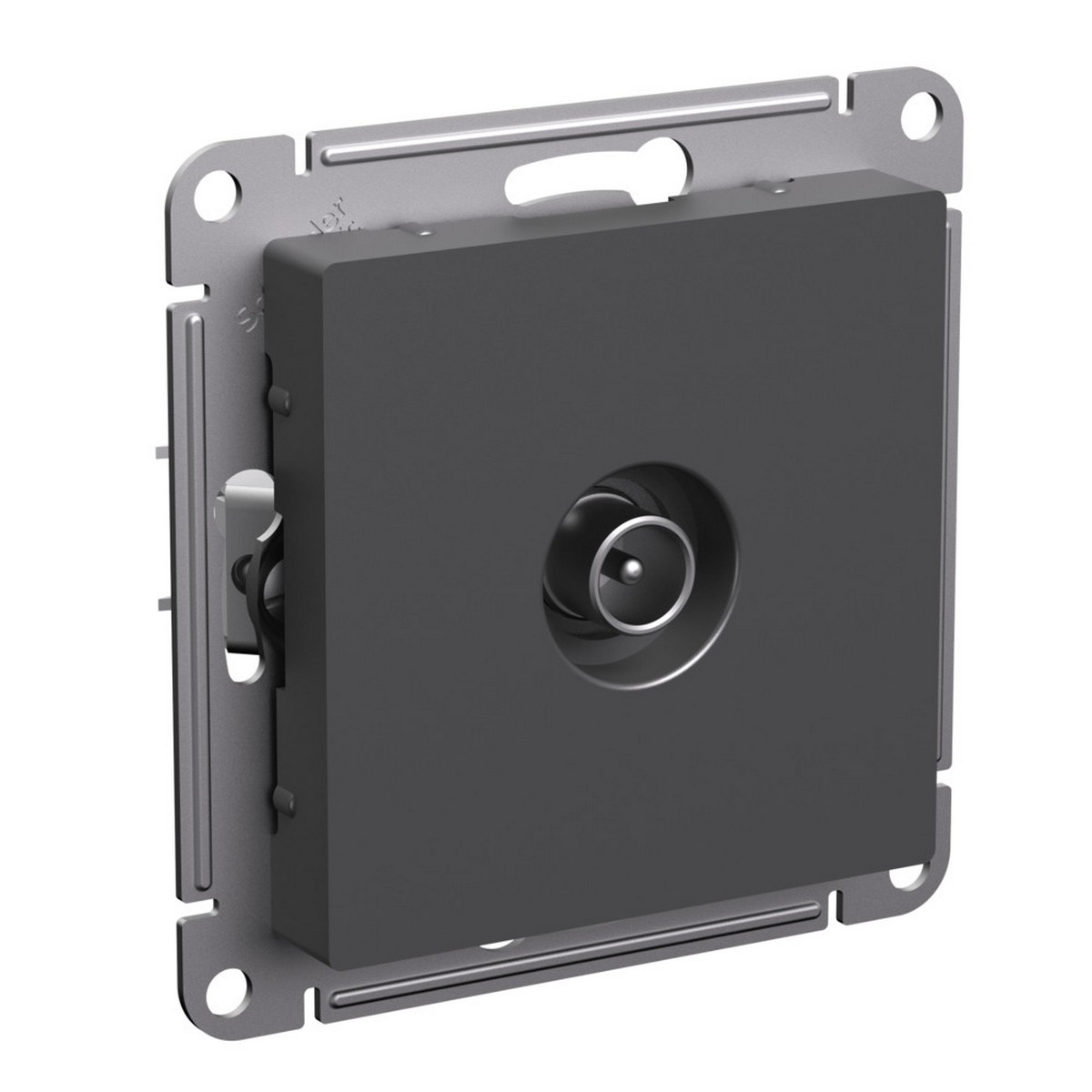 AtlasDesign Базальт Розетка Systeme Electric AtlasDesign Базальт TV проходная 4DB, ATN001492