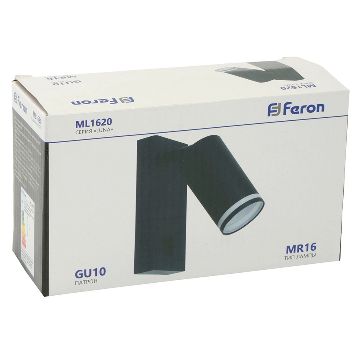 Светильник Feron ML1620 LUNA 35W 230V GU10 чёрный 48810