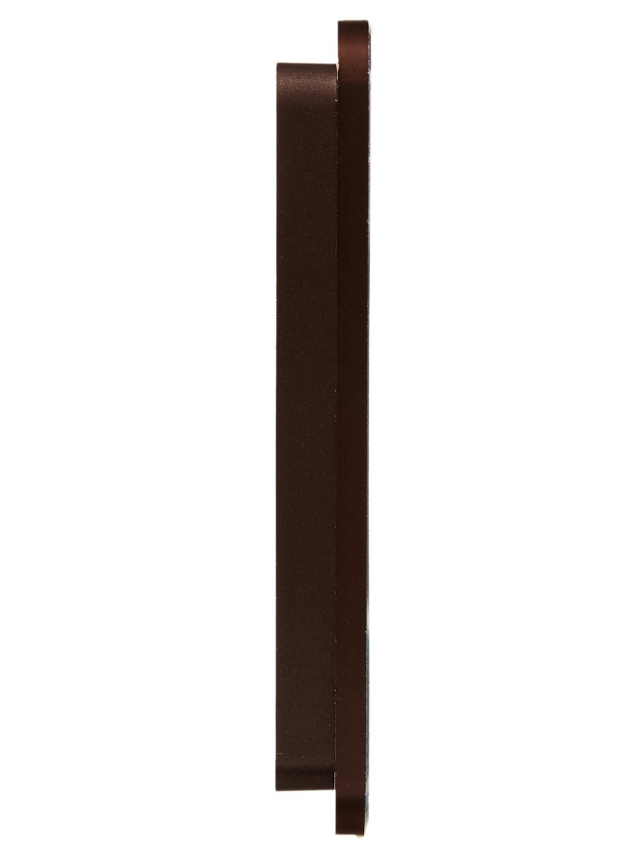 Рамка IEK BRITE DECOR Коричневый металл скругл.угол 2-мест. РУ-2-1-Бр RE AL BR-M22-M-21-K30