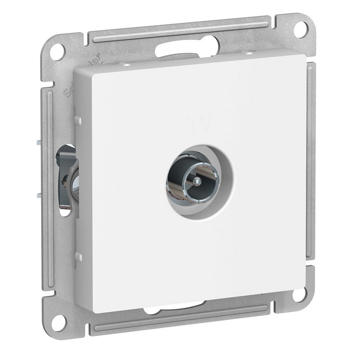 Розетка TV Systeme Electric AtlasDesign белый оконечная 1DB, ATN000191