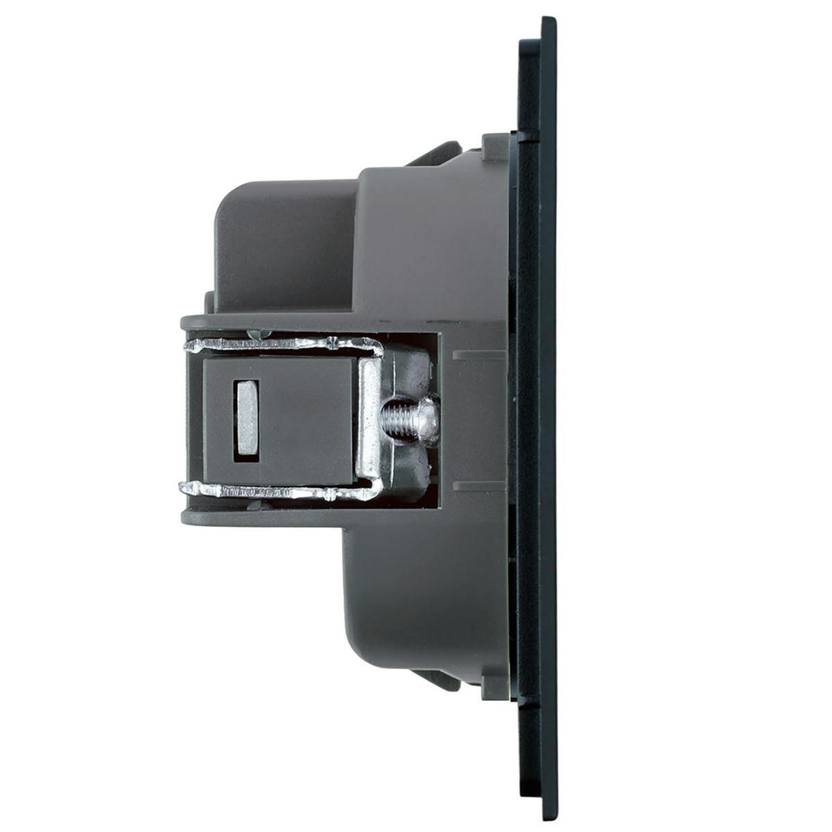 Мия - Розетки и выключатели Stekker Розетка 1-местная с защитной шторкой STEKKER б/з Мия RST16-3109-05 черный бархат 50453