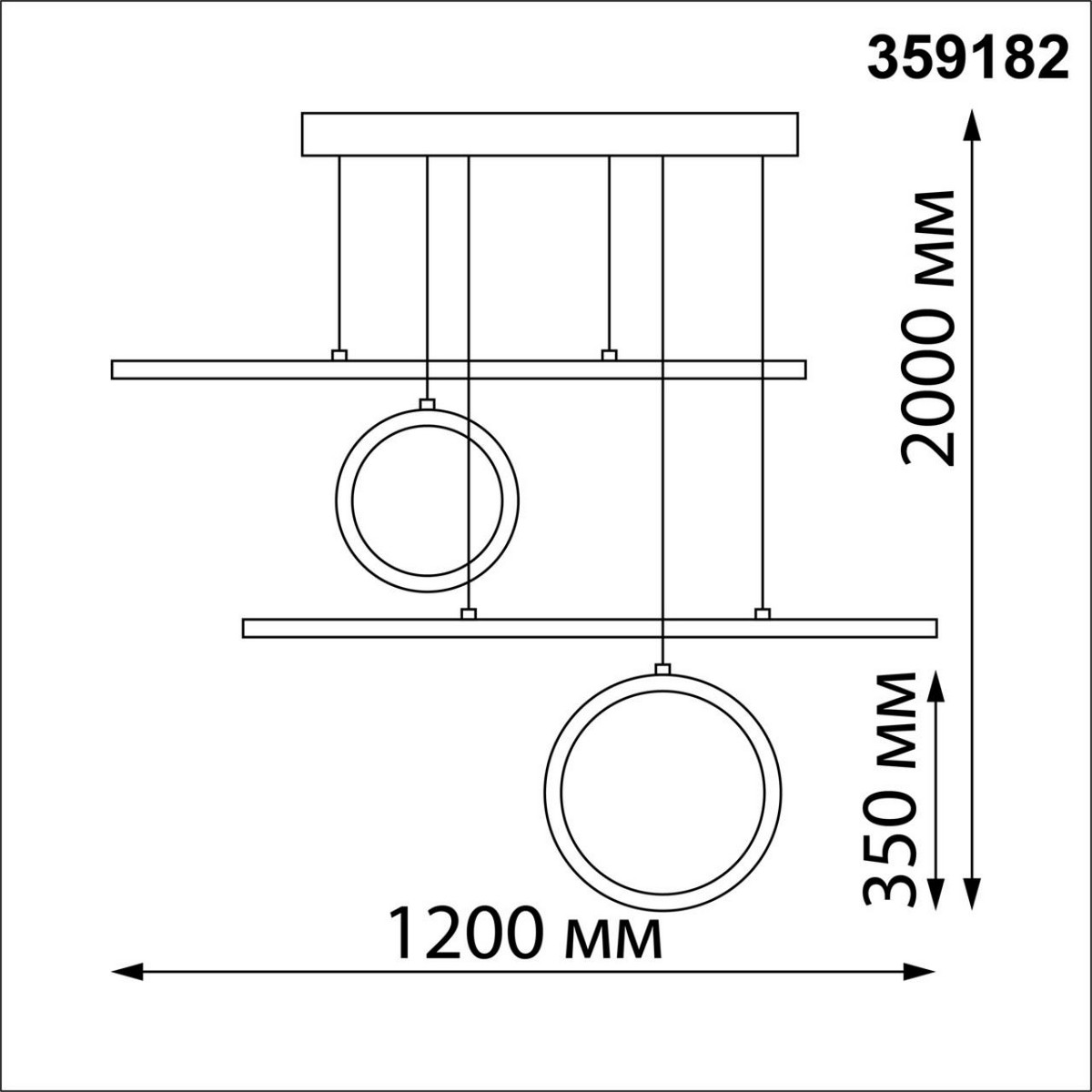 Подвесные светодиодные светильники Светильник подвесной светодиодный диммируемый  NOVOTECH 359182 ONDO 