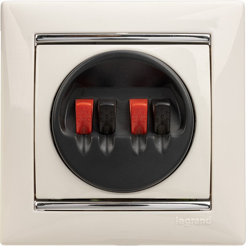 Аудиорозетка Legrand Valena белый 2-ая 774424