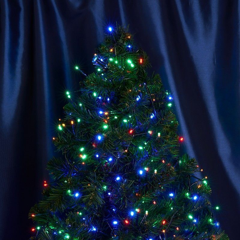 Светодиодная гирлянда Feron CL09 линейная 10м + 2м 230V мультиколор 220V 48179