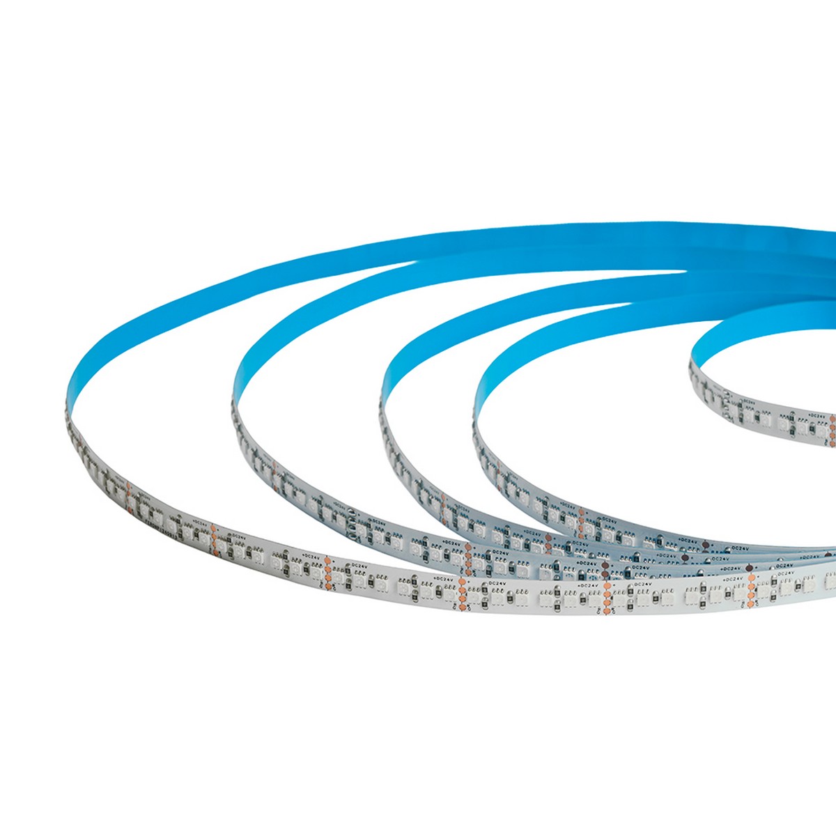 Светодиодная лента RGB Лента светодиодная Feron LS502 180SMD(5050)/м 16Вт/м 24V IP20 RGB 5 метров 51824 