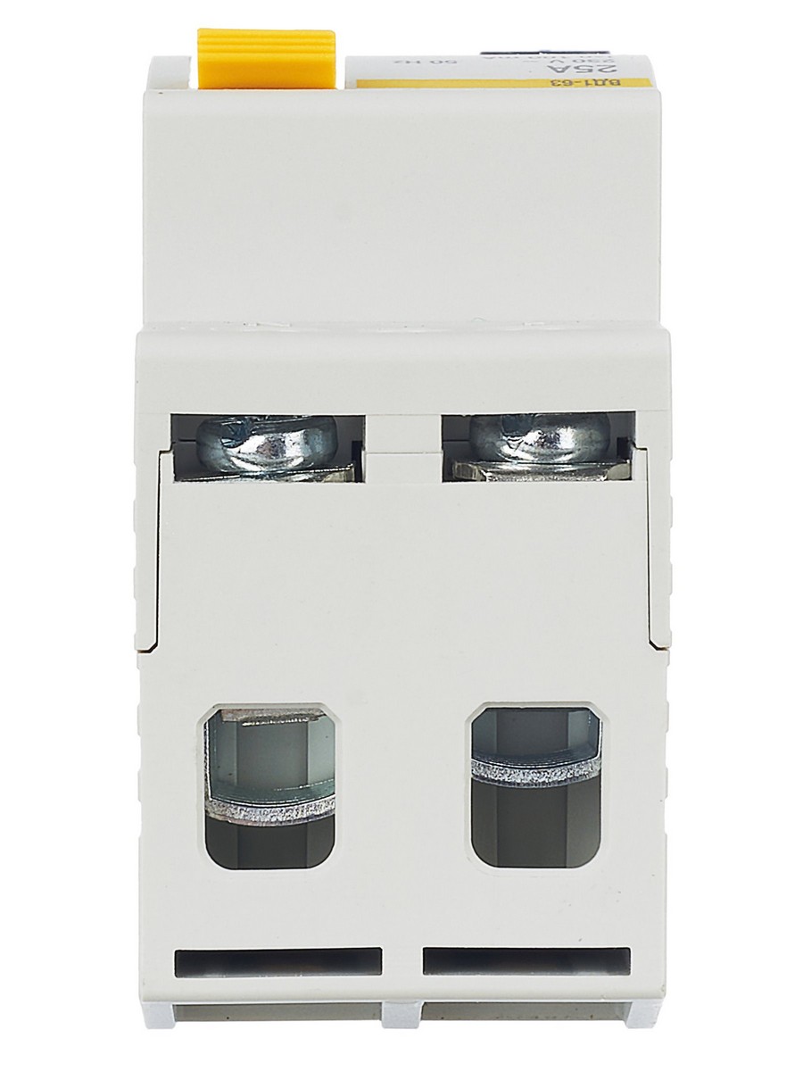 IEK Выключатель дифференциальный IEK KARAT ВД1-63 (УЗО) 2Р 25А 100мА MDV10-2-025-100 