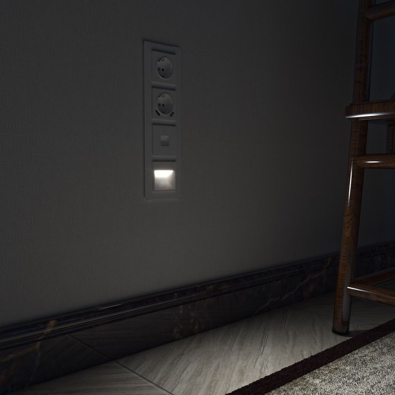 Werkel Белый механизмы Встраиваемая LED подсветка Werkel (белый) W1154101