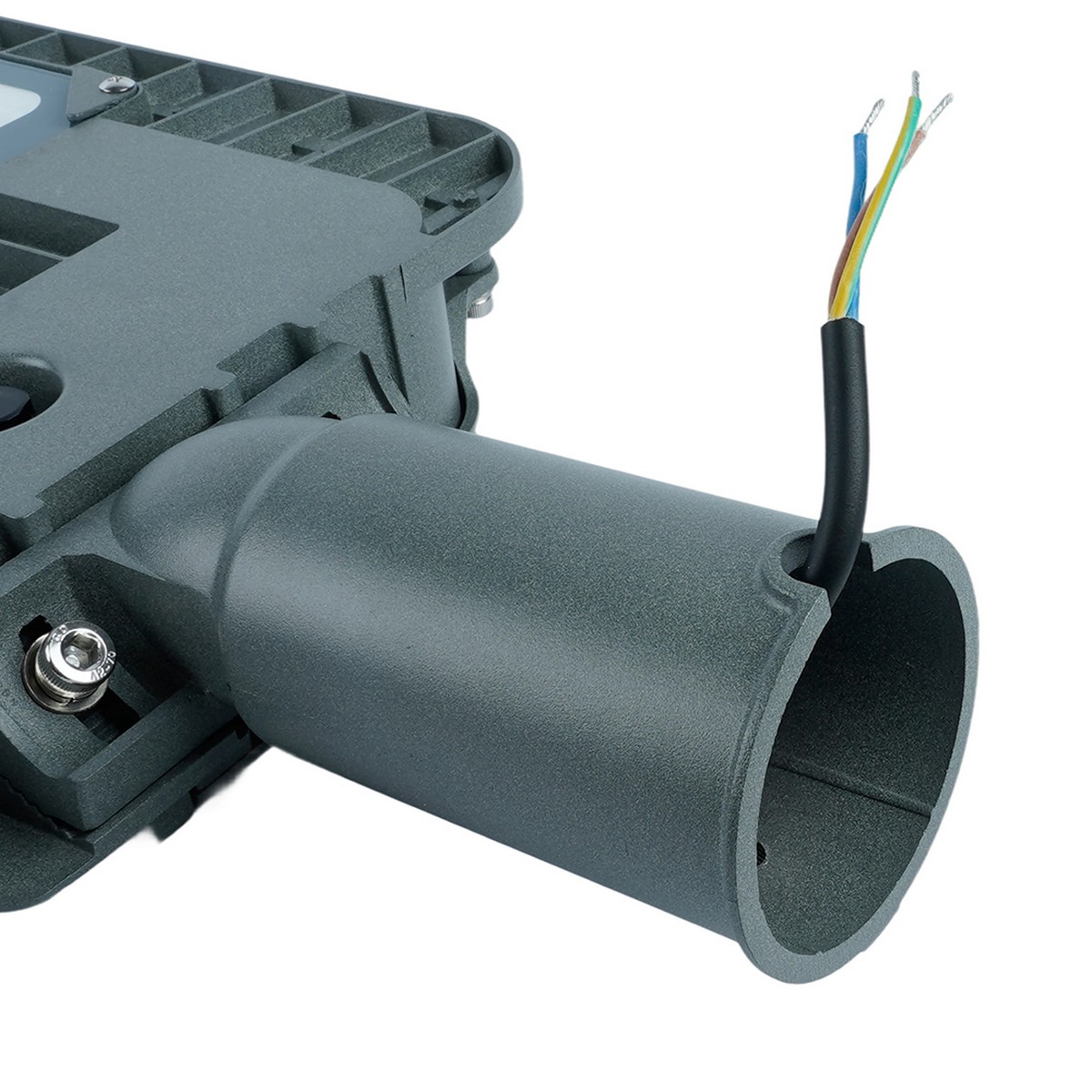Светодиодный уличный консольный светильник Feron TR 150W 5000K AC90-300V СЕРЫЙ 53026