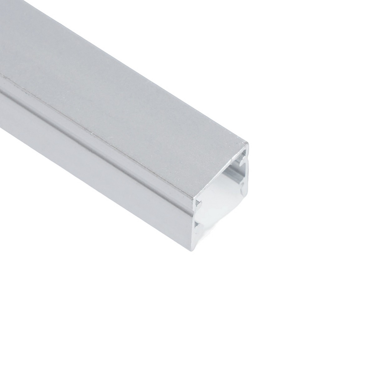 Профиль и крепеж для светодиодной ленты Профиль Feron CAB243 алюминиевый накладной 10х10мм серебро 52151 