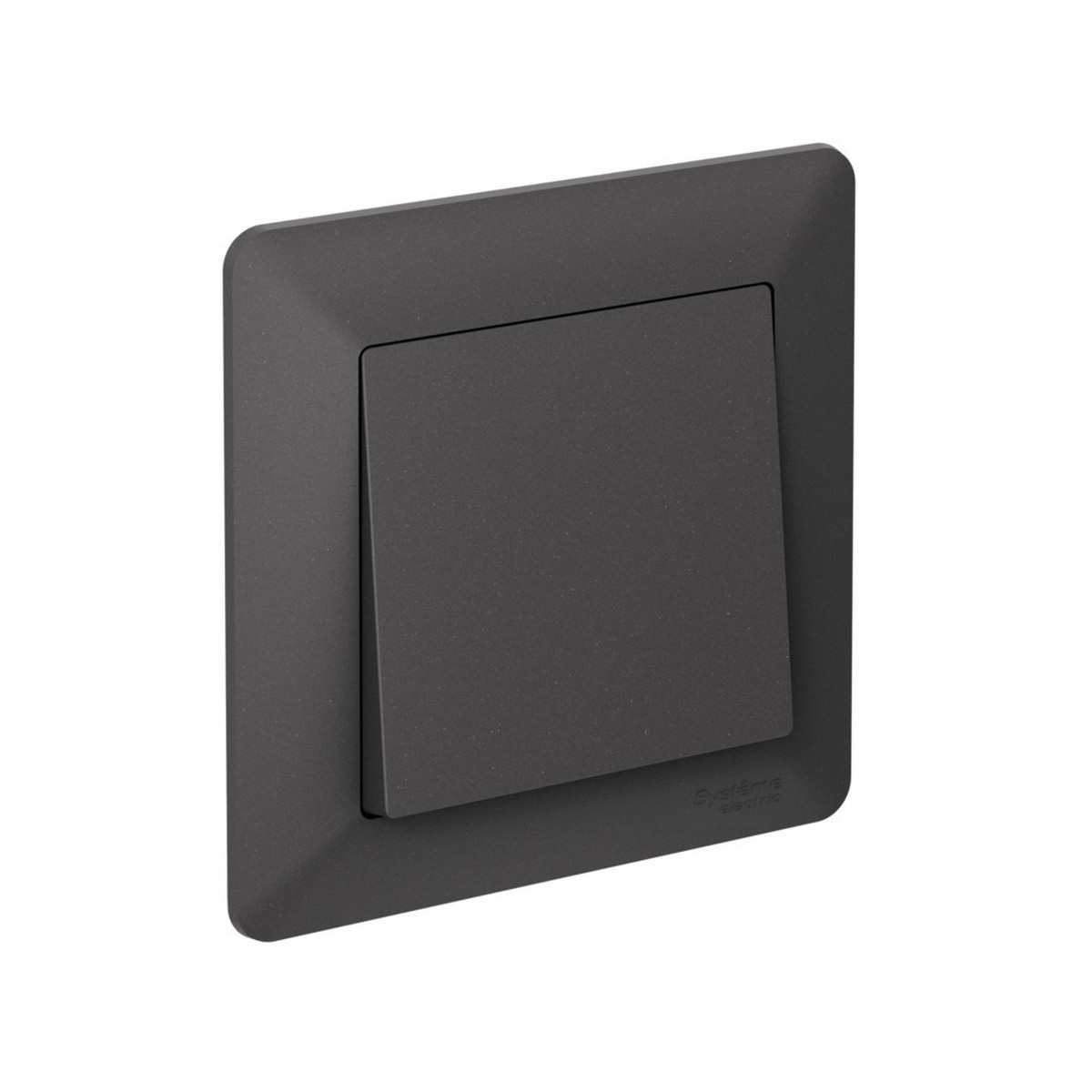 Рамка Systeme Electric AtlasDesign Air Базальт/дымчатый черный 1-ая ATN221401