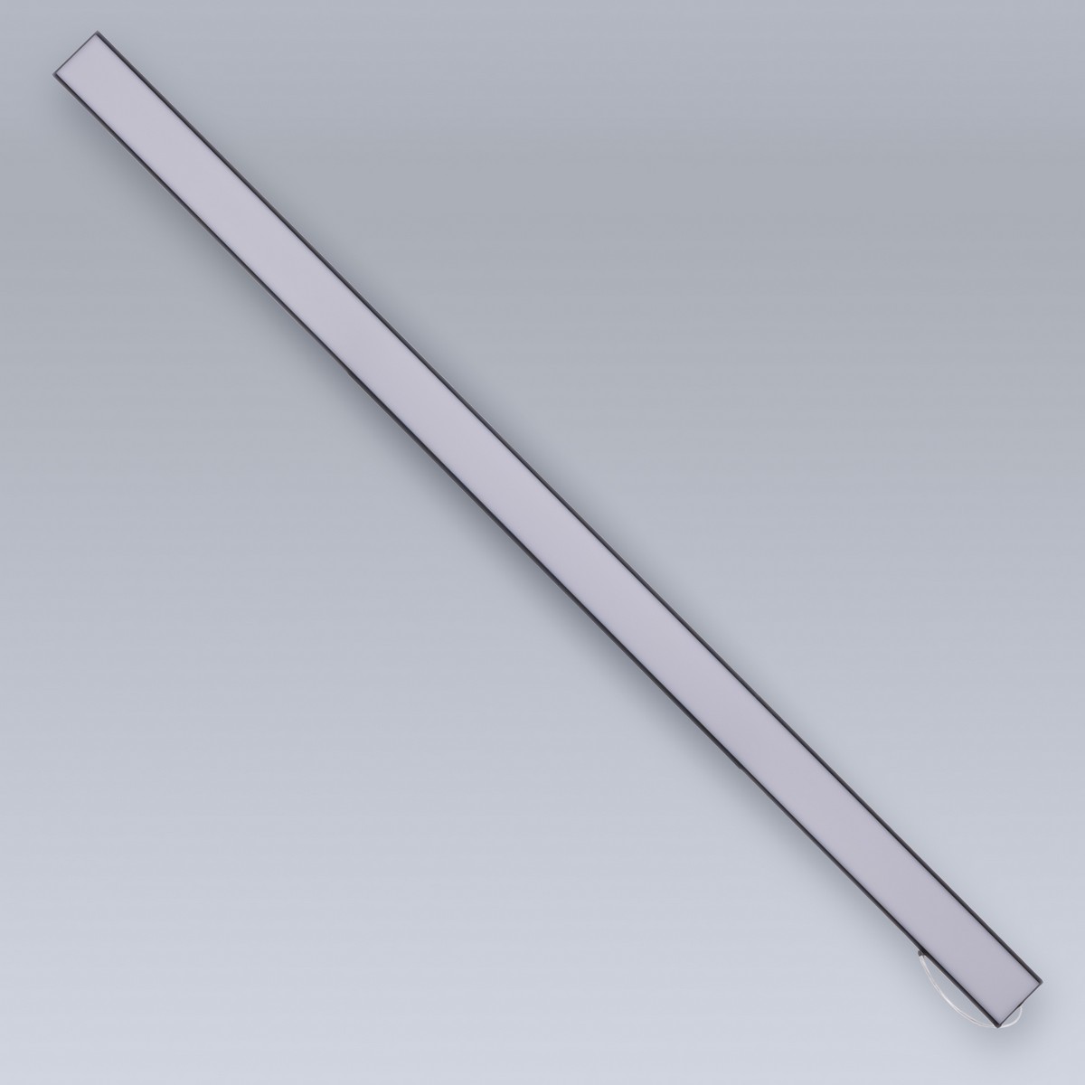 Линейные светодиодные светильники Светильник ELEGANZ линейный подвесной Черный 30W 4000К 1000*60*70мм IP40 9821 