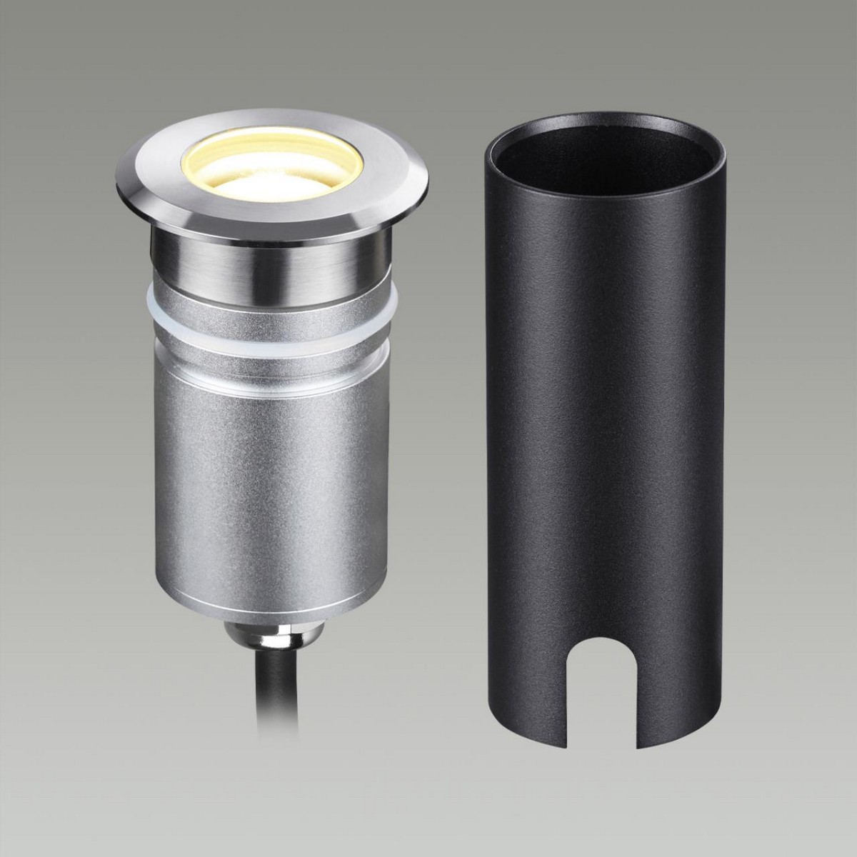 Светодиодные ландшафтные светильники Встраиваемый грунтовый светильник ODEON LIGHT 6660/1GL3 INGRO 