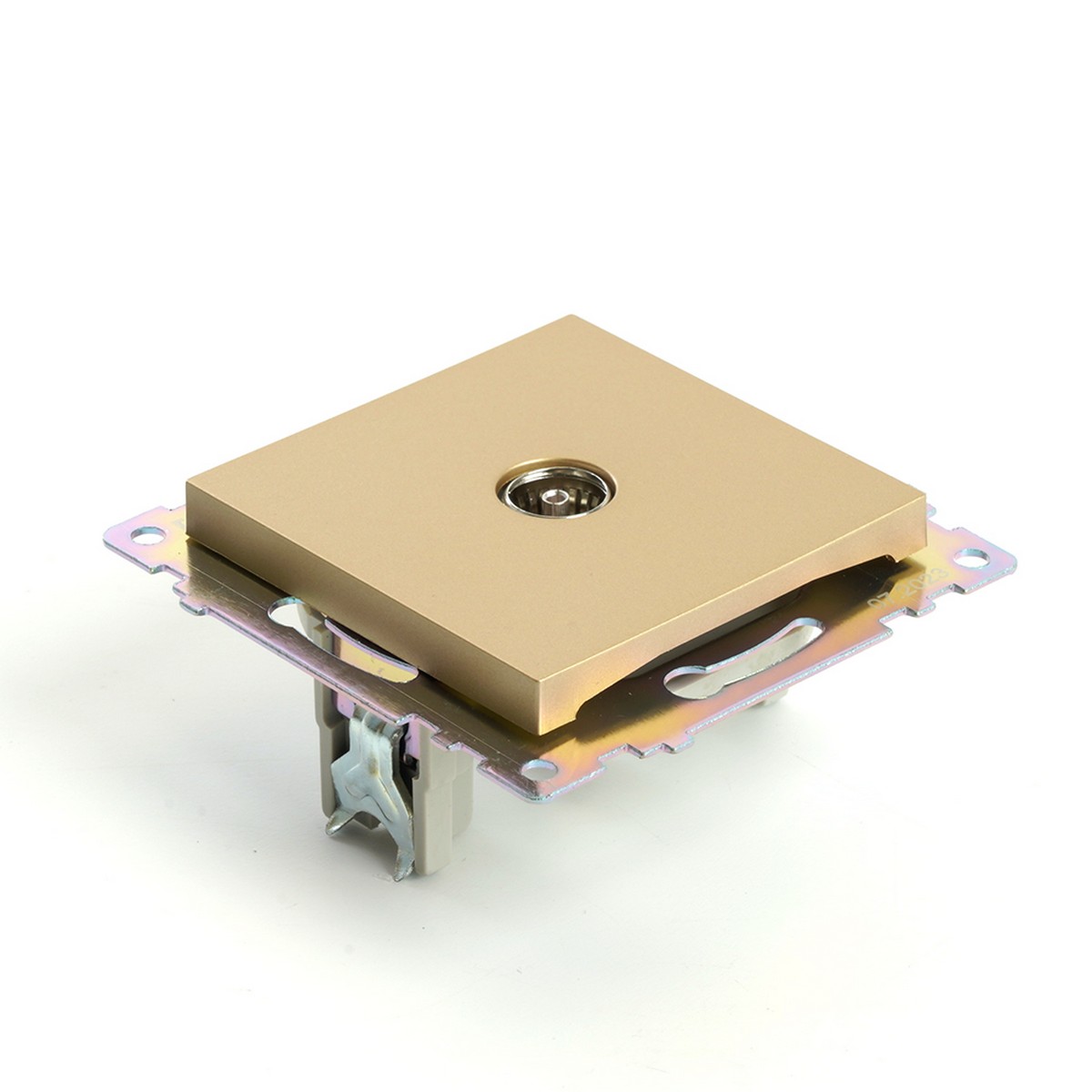 Катрин - Розетки и выключатели Stekker Розетка телевизионная 1-местная STEKKER GLS00-7108-08 75 Ом 5-862МГц Катрин золото 49228