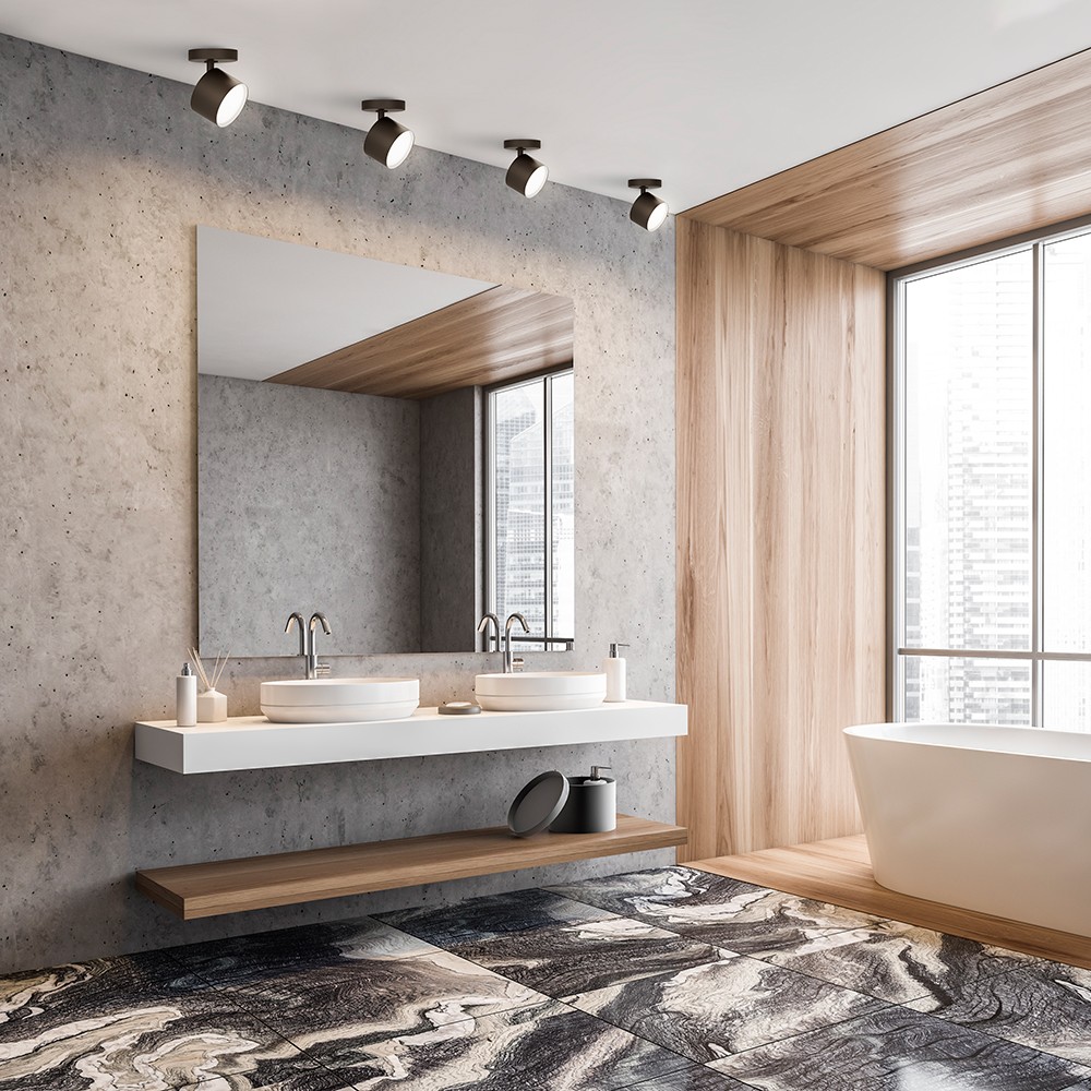 Светильники споты светодиодные Светильник спот Feron ML211 настенно-потолочный GX53 черный 41475 