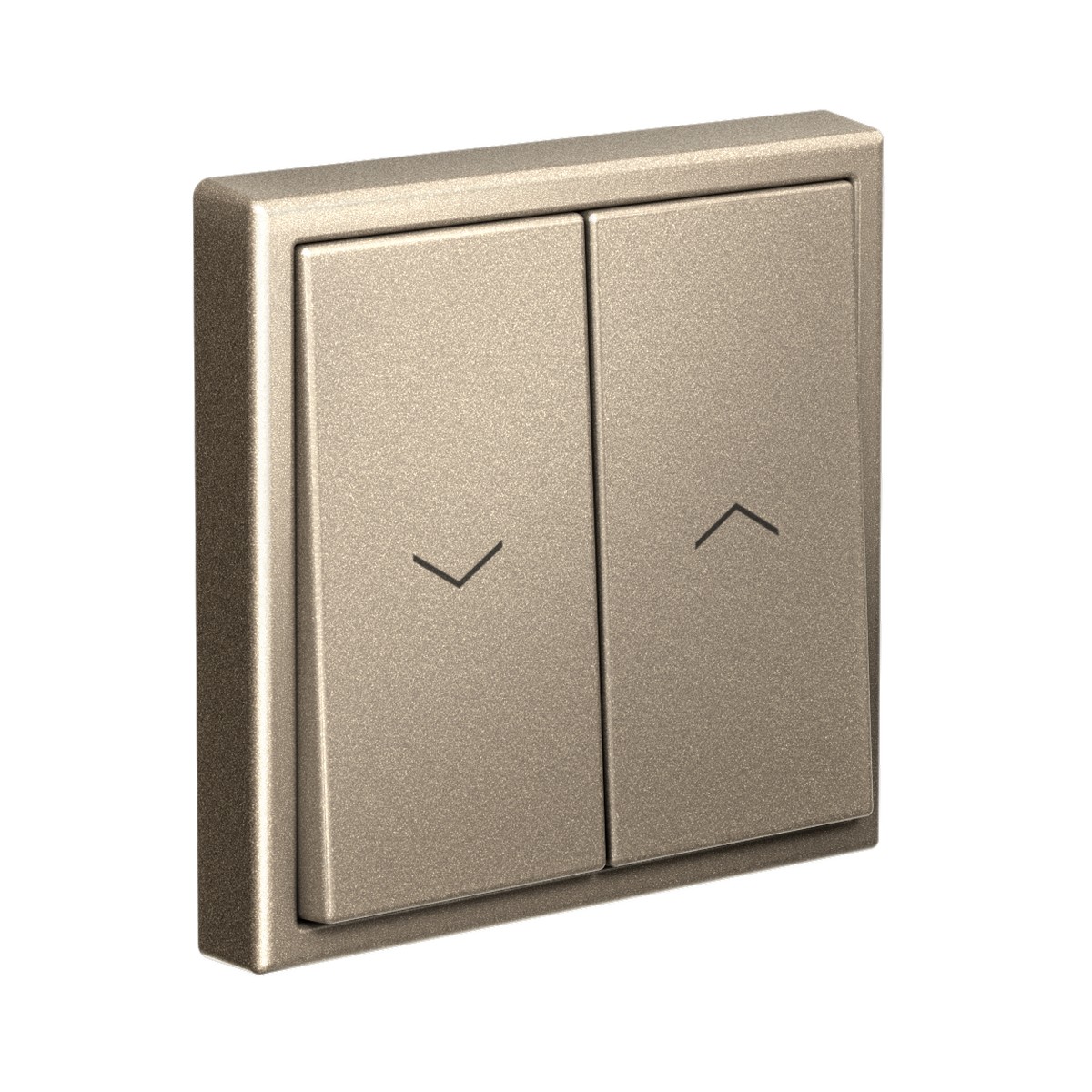 ArtGallery Шампань Выключатель Systeme Electric ArtGallery Шампань 2-клавишный для жалюзи  GAL000519