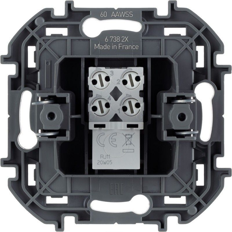 Legrand Inspiria Белый Телефонная розетка Legrand INSPIRIA Белый RJ11 673820