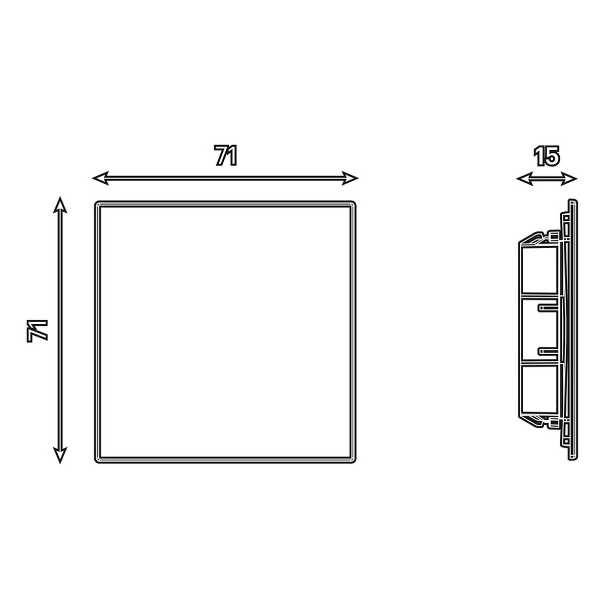 Мия - Розетки и выключатели Stekker Заглушка STEKKER Мия RST00-3116-01 белая магнолия 50469
