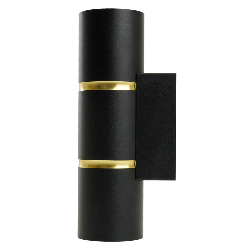 Накладные светодиодные светильники Светильник настенный Feron ML1860 ZEN черный золото 48649 