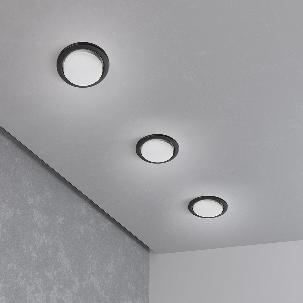 Встраиваемые светодиодные светильники Светильник встраиваемый Feron DL53 потолочный GX53 черный хром 28947 