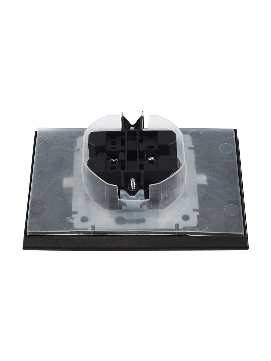 Розетка IEK BRITE 2-я с кр. 16А в сб IP44 РСбш12-3-44-БрТБ темная бронза BR-R26-16-44-K45-F