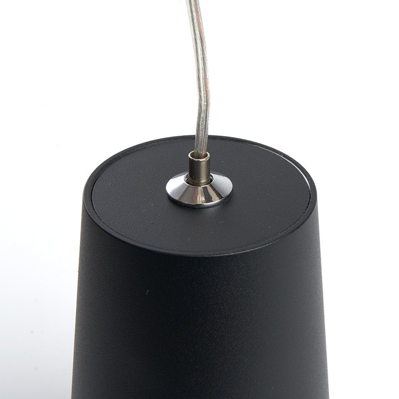 Светильник подвесной Feron ML1838 Barrel BELL levitation MR16 черный 48421