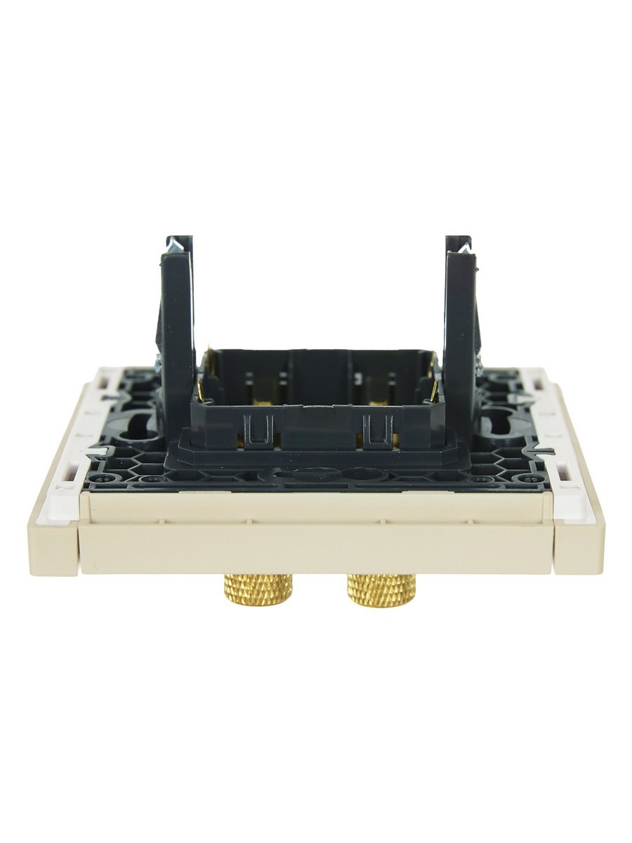 IEK FORTE&PIANO Ваниль Аудиорозетка IEK FORTE&PIANO Ваниль 4-мест. FP439