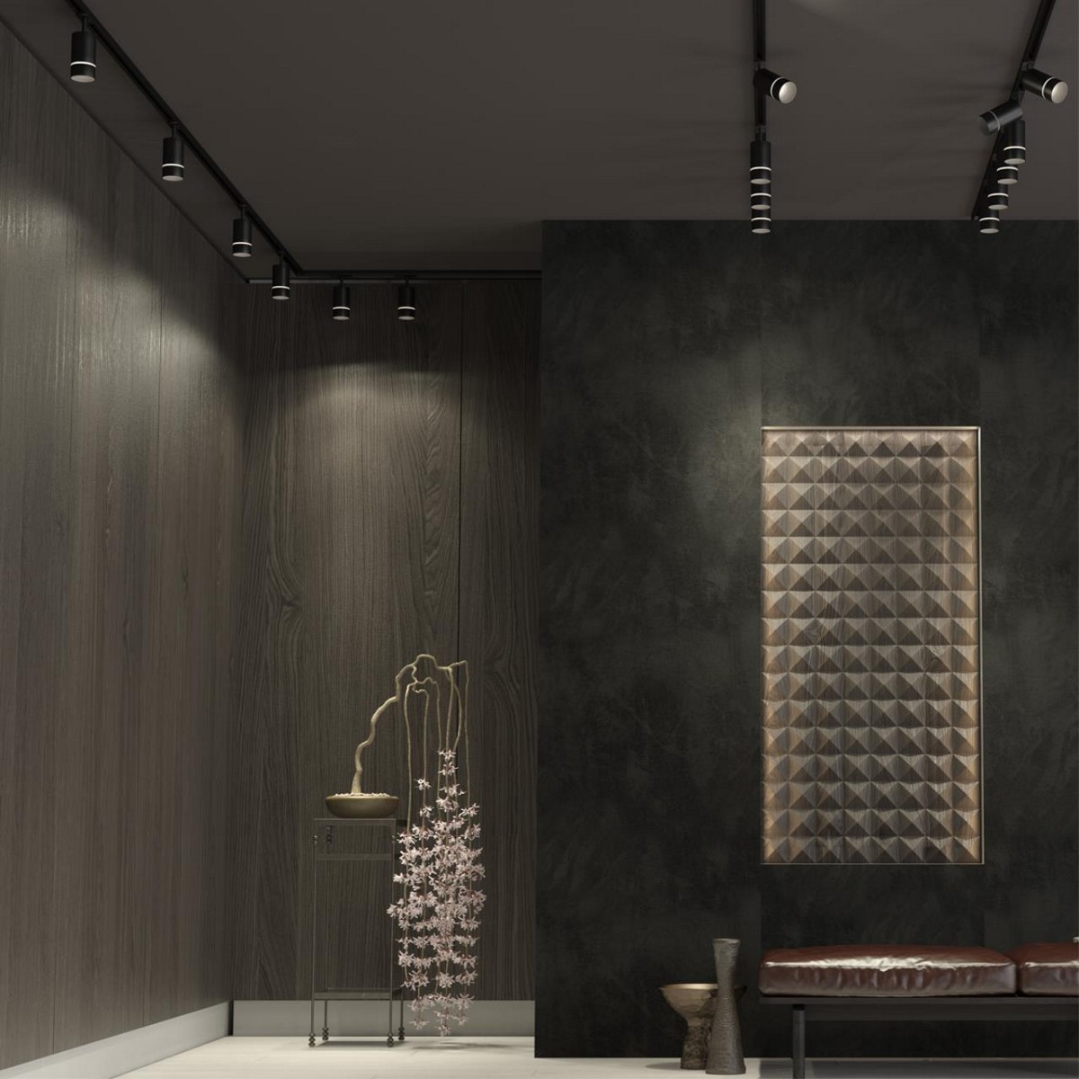 Трековые светодиодные светильники Светильник трековый однофазный трехжильный NOVOTECH 370777 ELINA 