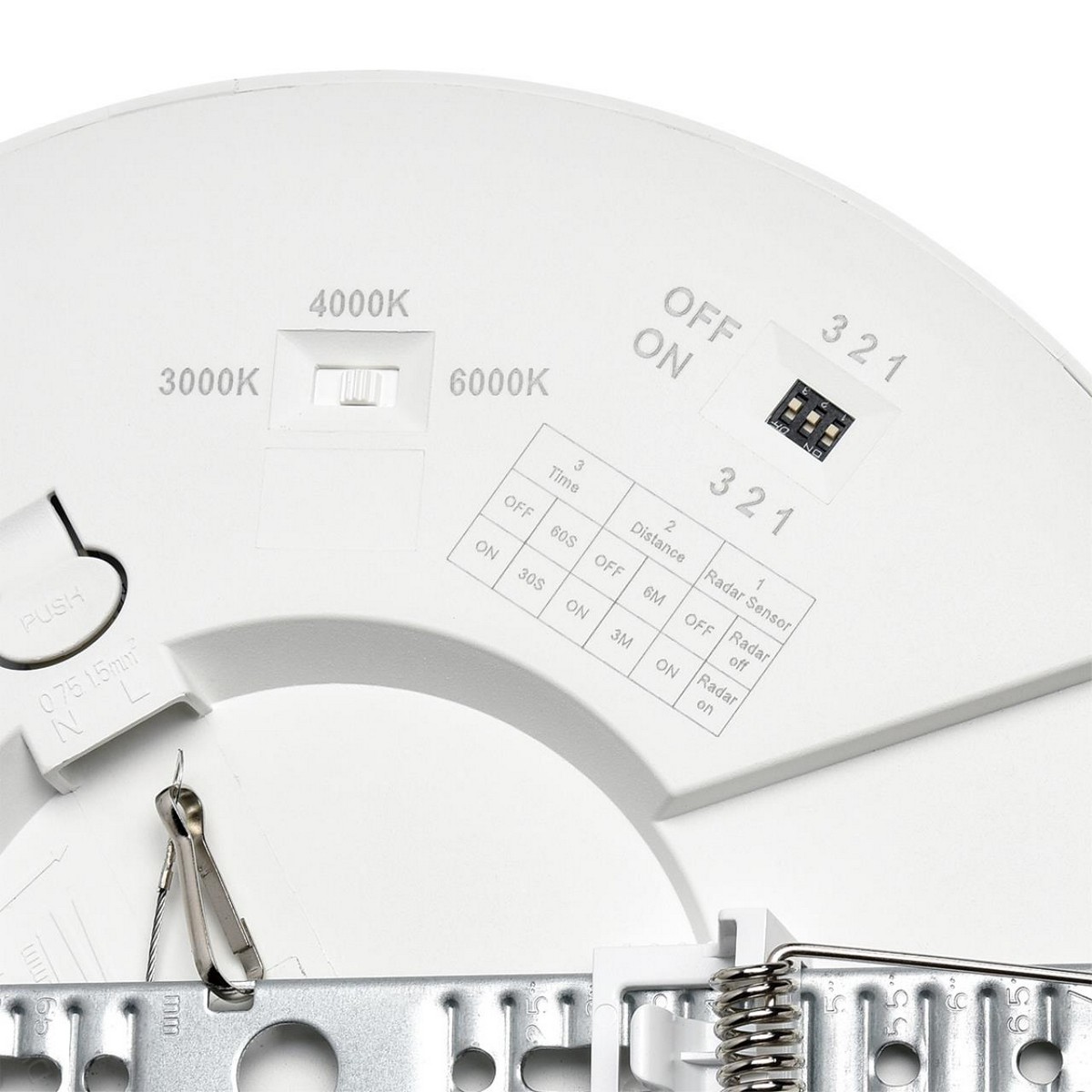 Накладные светодиодные светильники Потолочный светильник СОНЕКС 7754/18L NEBULA WHITE 