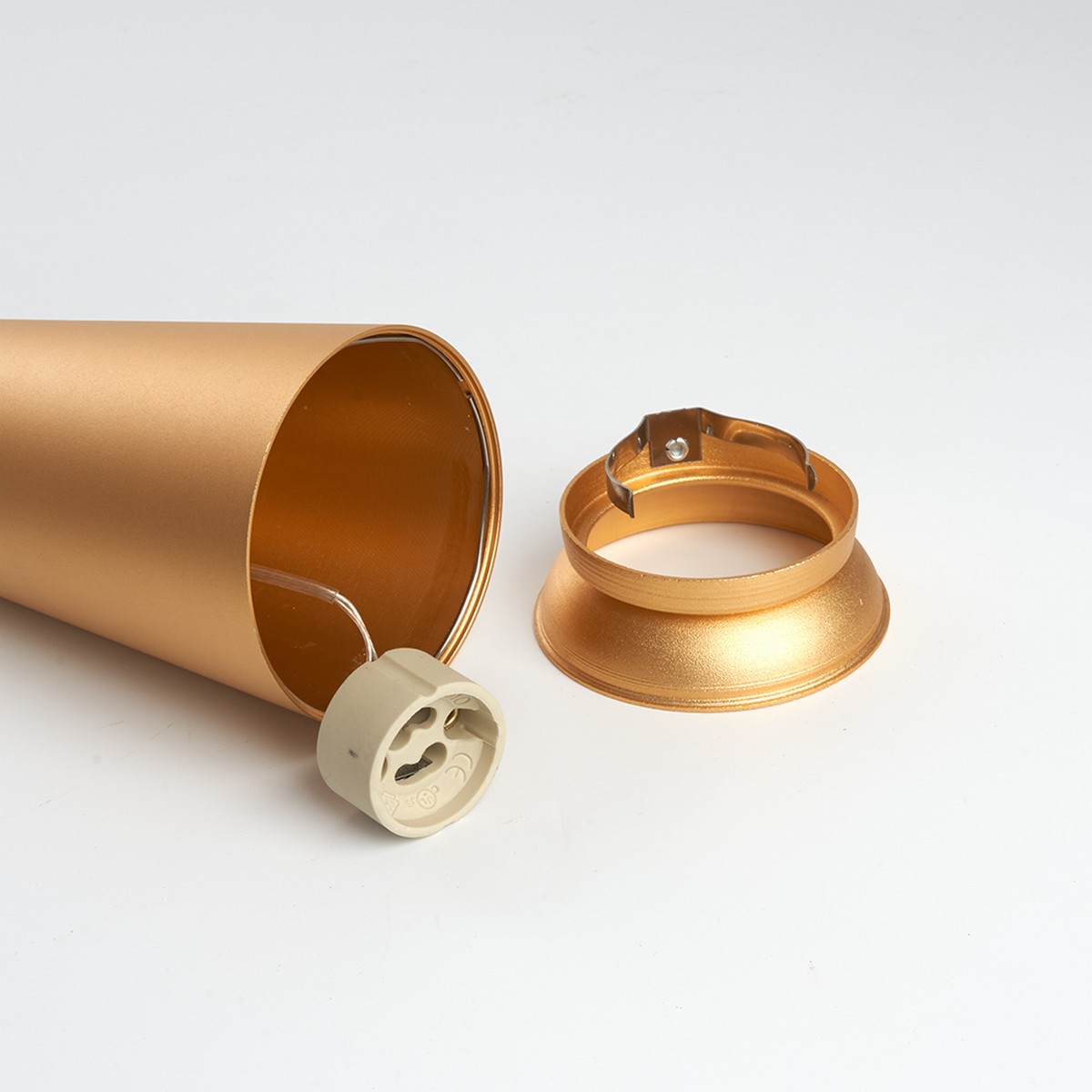 Подвесные светодиодные светильники Светильник подвесной Feron ML1858 Barrel BELL levitation MR16 золото черный 48423 